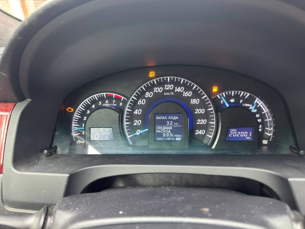 Toyota Camry V50 — корректировка пробега — фото 4